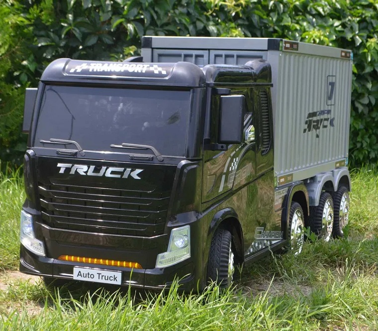 Deva- Vând camion electric pentru copii cu Remorca TIP container BJJ2011 #Black, 399 €