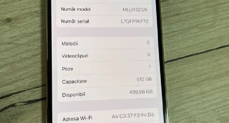 Alba – Vând Iphone 13/512gb Pro Max Gold Neverlock/Garantie 5 050 lei