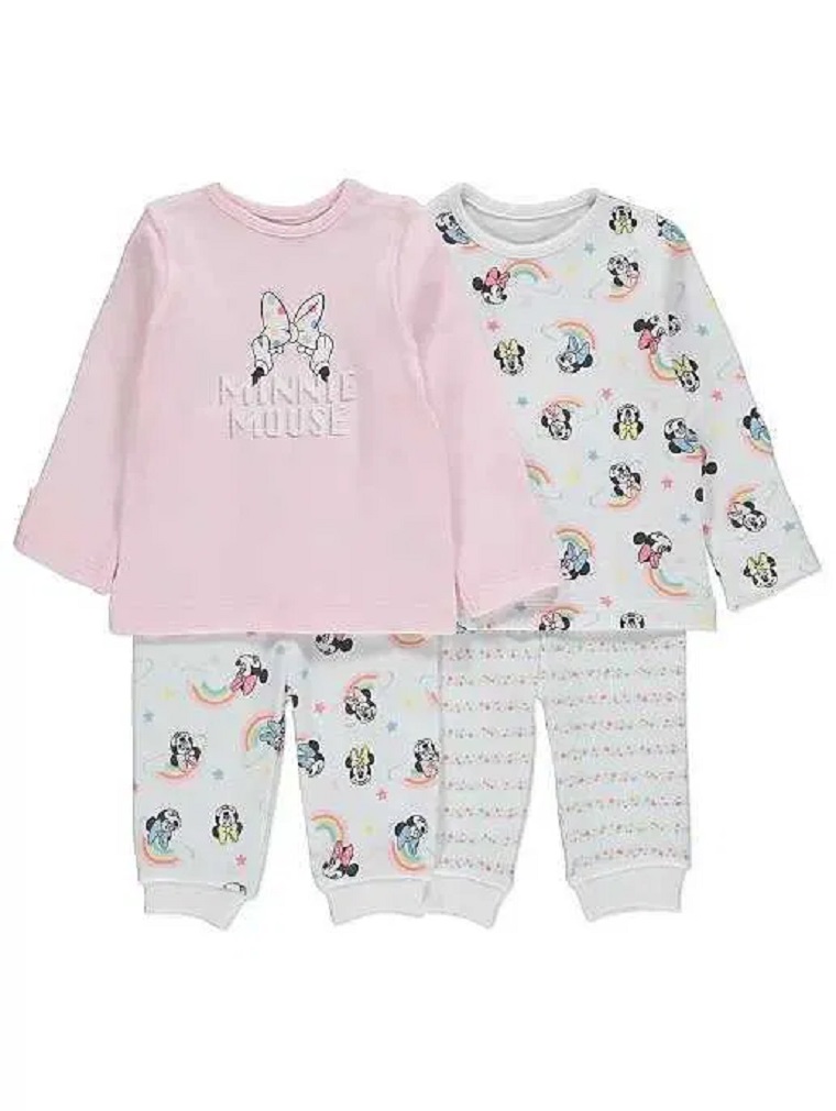 Alba – Vând Set 2 pijamale fete Minnie Mouse 48 lei