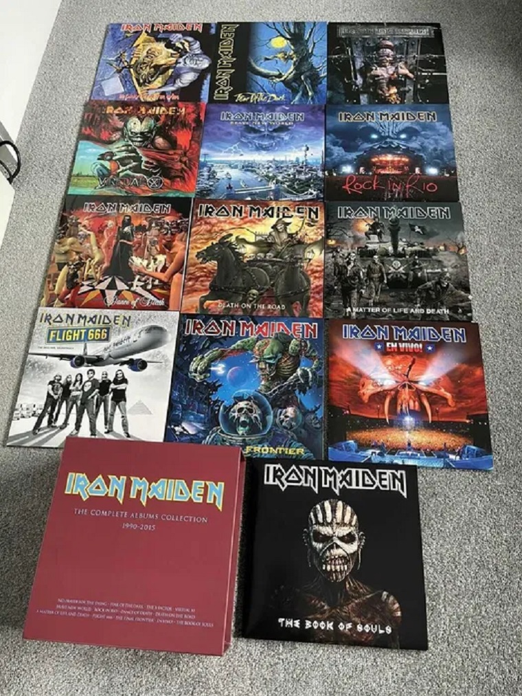 Brașov – Vând Iron Maiden The complete 2 box cu 31 LP in stare perfecta ,ca noi 5 441 lei