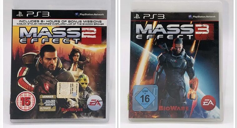 Brașov- Vând Mass Effect 2 ps3 / Mass Effect 3 playstation 3, 25 lei