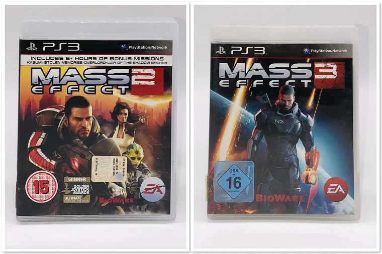 Brașov- Vând Mass Effect 2 ps3 / Mass Effect 3 playstation 3, 25 lei