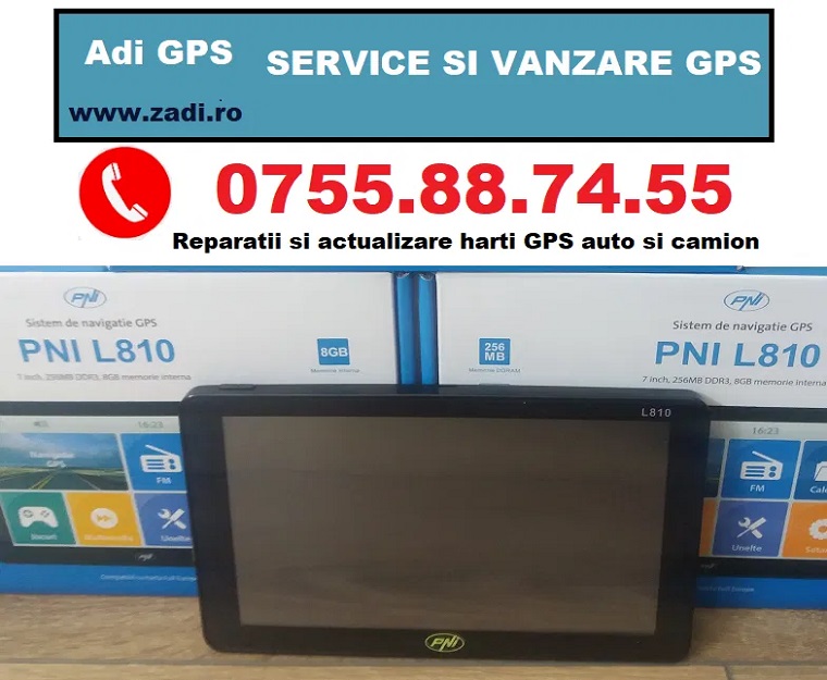 Bistrița- Vând GPS camion 7″ – 256 ram – 8gb- modulator FM-garantie si harti noi 450 lei