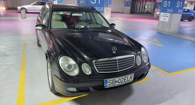Sibiu – Vând Mercedes W211 T Model (break) 200 Kompressor GPL -suspensie pe arcuri. 3 550 €